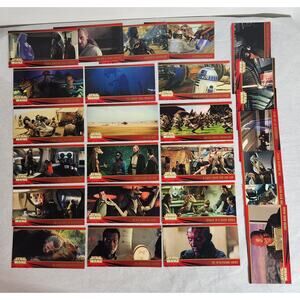 Topps Star Wars Episode 1 Widevision Series 1 Trading Cards Lot Of 26 1999 NM